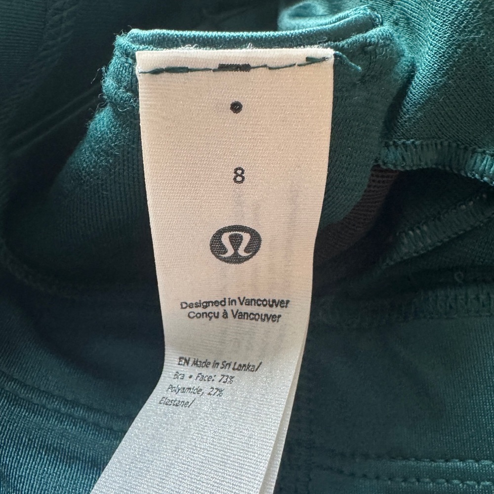 Lululemon x peloton green energy sports bra, size 8 - Picture 3 of 3